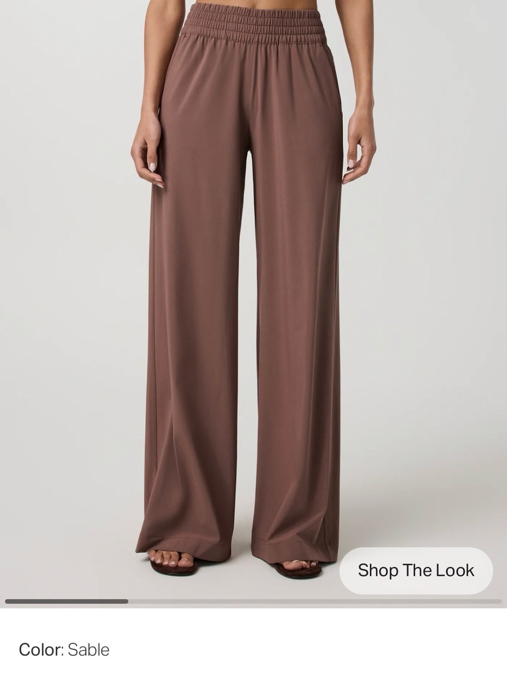 Vuori Sable Wide-Leg Pull-On Trousers
